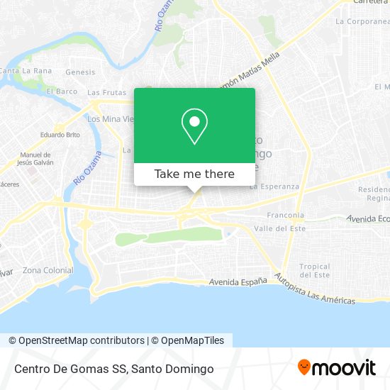 Centro De Gomas SS map