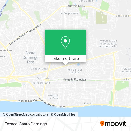 Texaco map