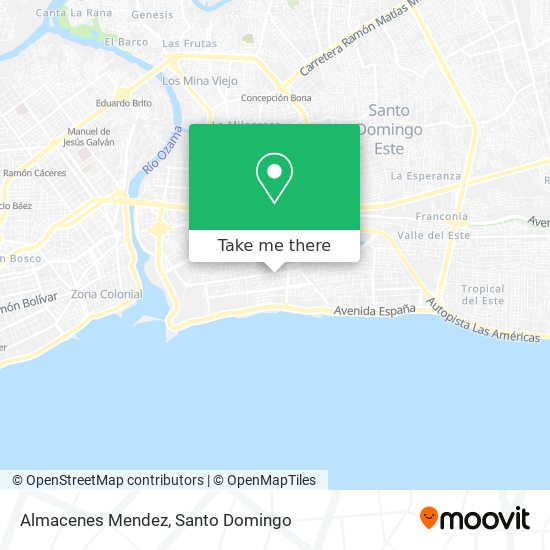 Almacenes Mendez map