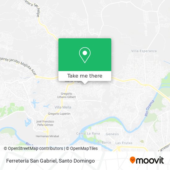 Ferretería San Gabriel map