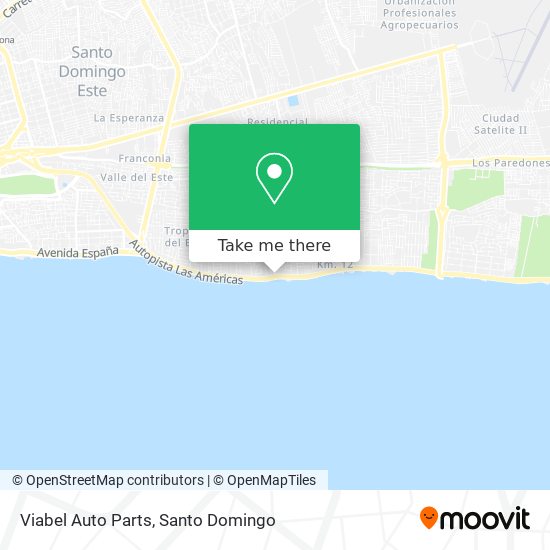 Viabel Auto Parts map