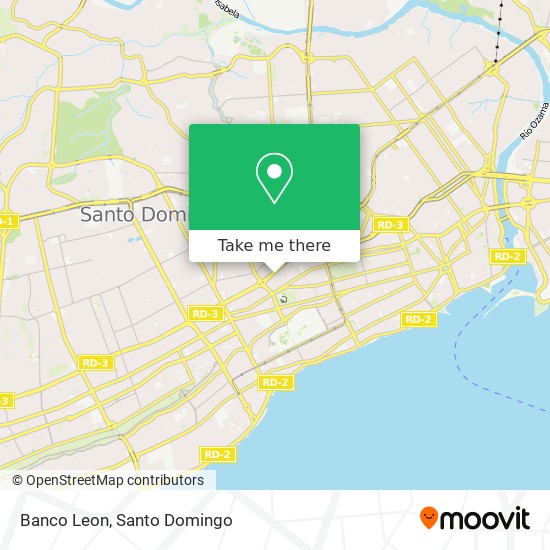 Banco Leon map