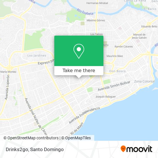 Mapa de Drinks2go