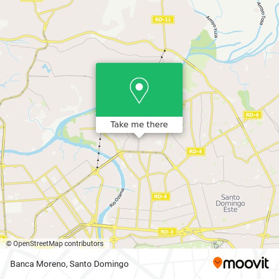 Banca Moreno map