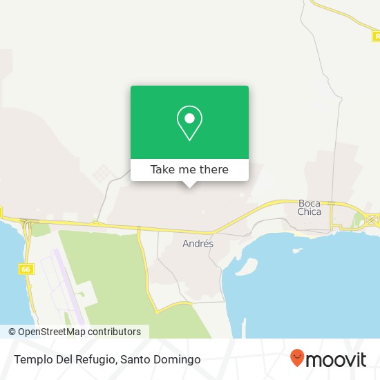Templo Del Refugio map