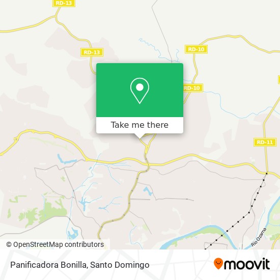 Panificadora Bonilla map