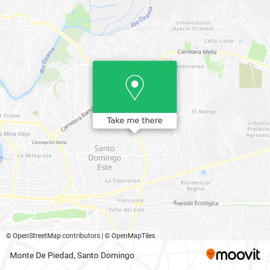 Monte De Piedad map