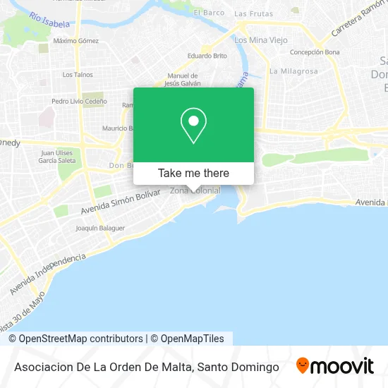 Asociacion De La Orden De Malta map