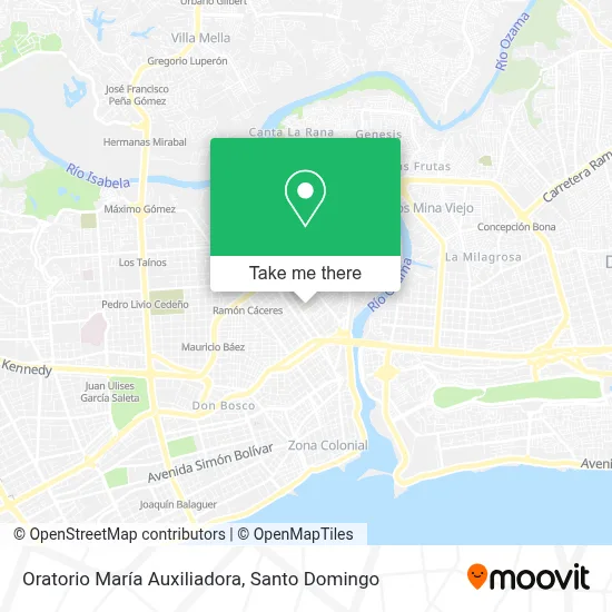 Oratorio María Auxiliadora map