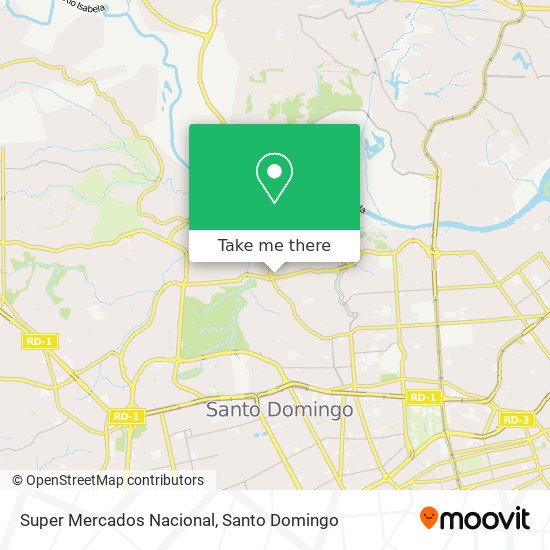 Super Mercados Nacional map