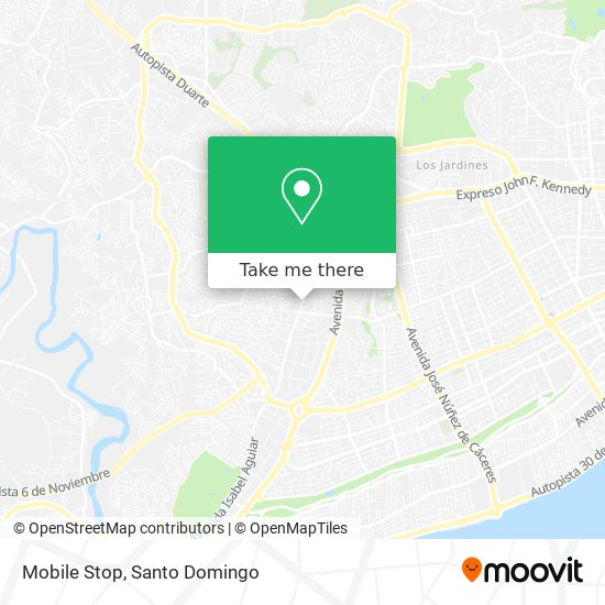 Mobile Stop map