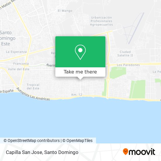 Mapa de Capilla San Jose
