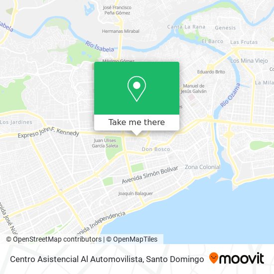 Centro Asistencial Al Automovilista map