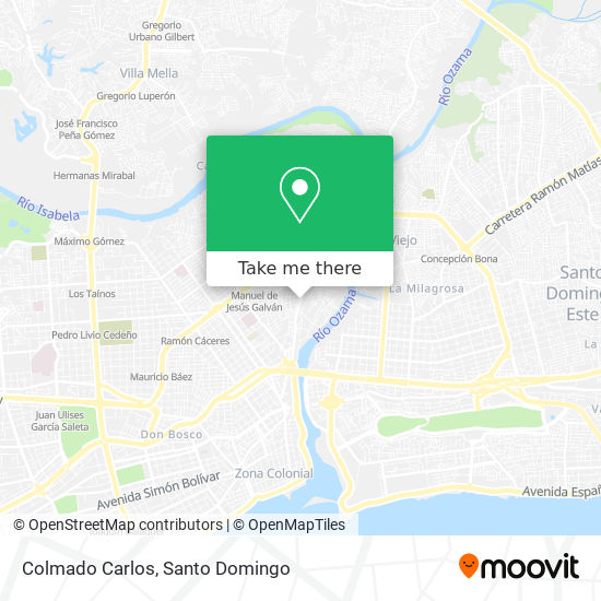 Colmado Carlos map