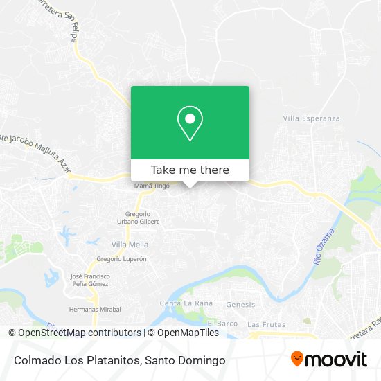 Colmado Los Platanitos map