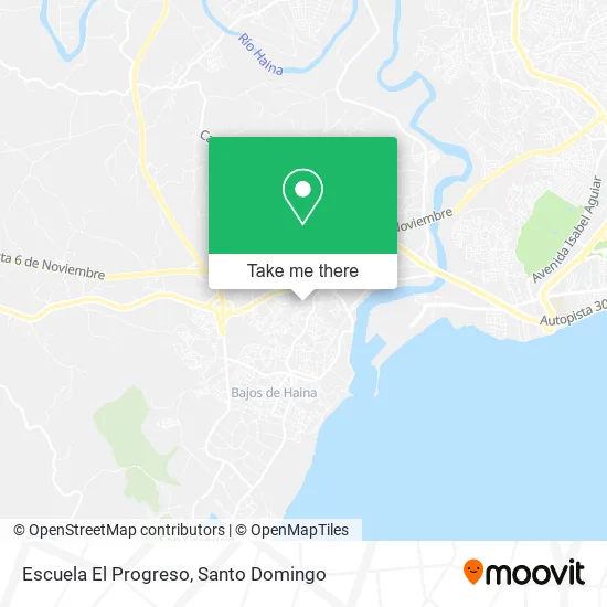 Escuela El Progreso map