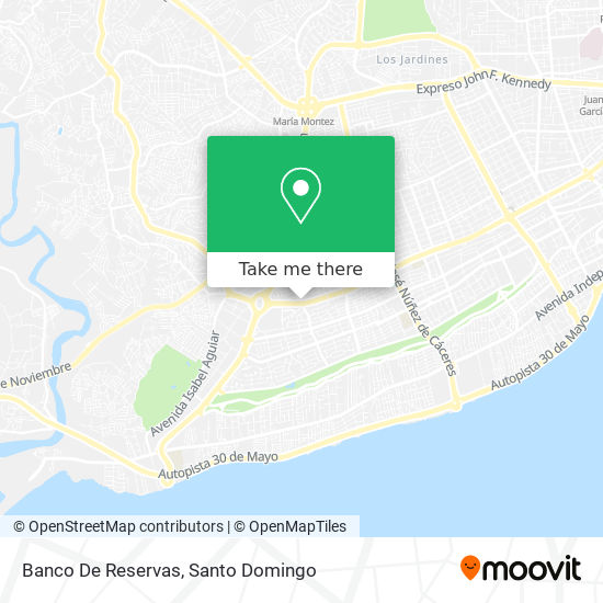 Banco De Reservas map