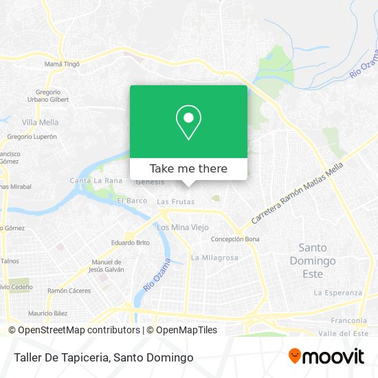 Taller De Tapiceria map