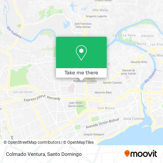 Colmado Ventura map