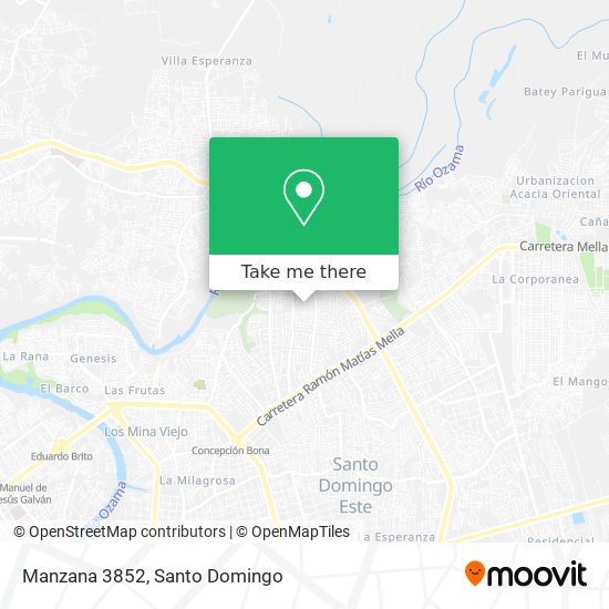 Manzana 3852 map