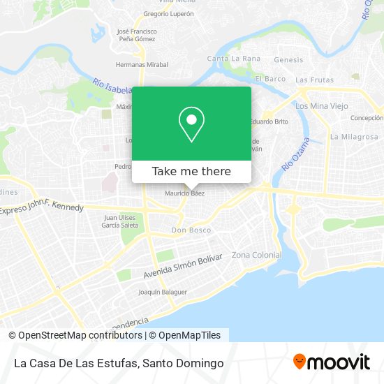 La Casa De Las Estufas map