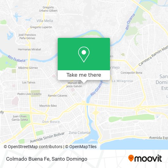 Colmado Buena Fe map