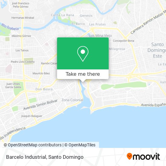 Barcelo Industrial map