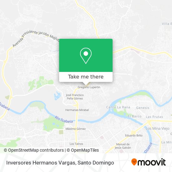 Inversores Hermanos Vargas map