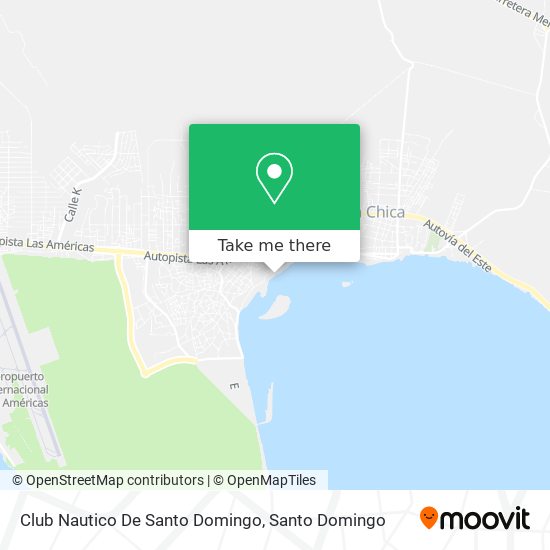 Club Nautico De Santo Domingo map