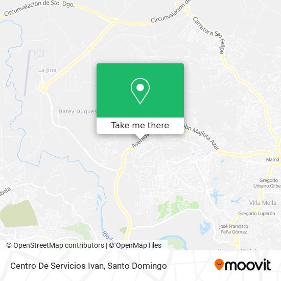 Centro De Servicios Ivan map