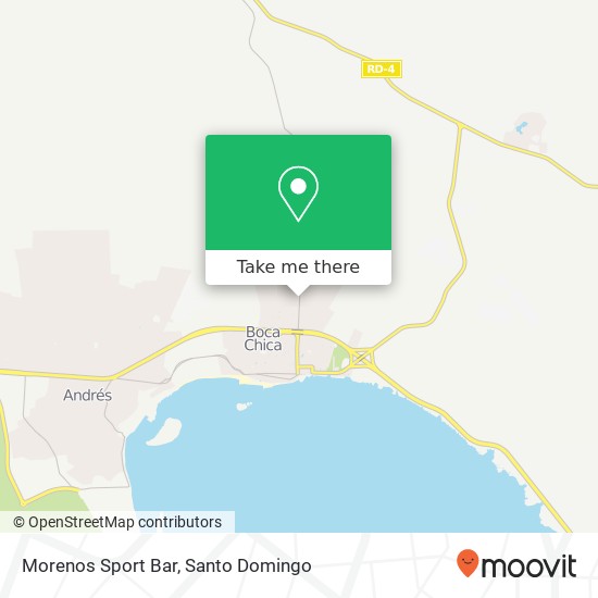 Morenos Sport Bar map