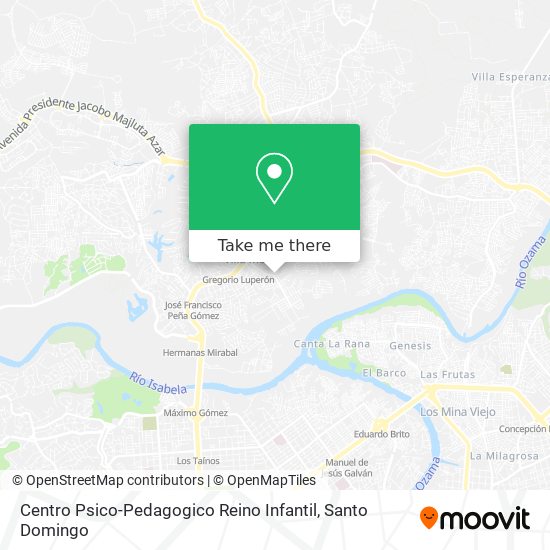 Mapa de Centro Psico-Pedagogico Reino Infantil
