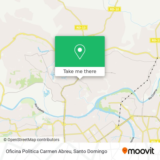 Oficina Politica Carmen Abreu map