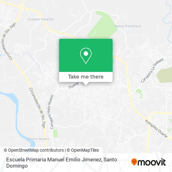 Escuela Primaria Manuel Emilio Jimenez map