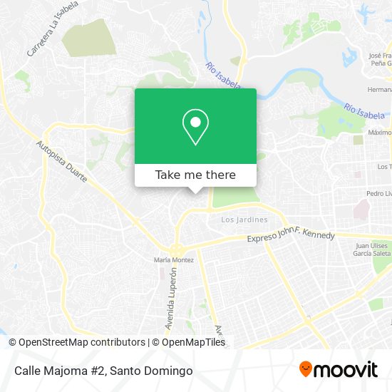 Calle Majoma #2 map