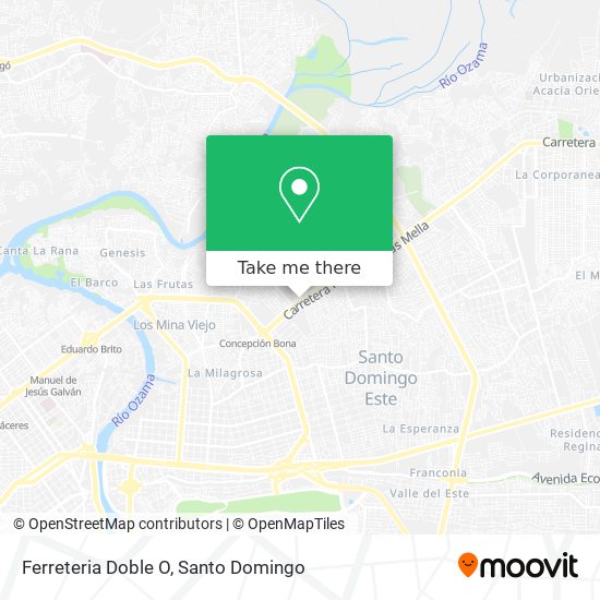 Mapa de Ferreteria Doble O