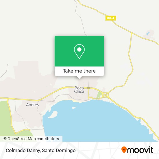 Colmado Danny map