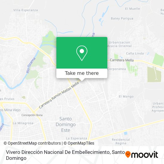 Vivero Dirección Nacional De Embellecimiento map