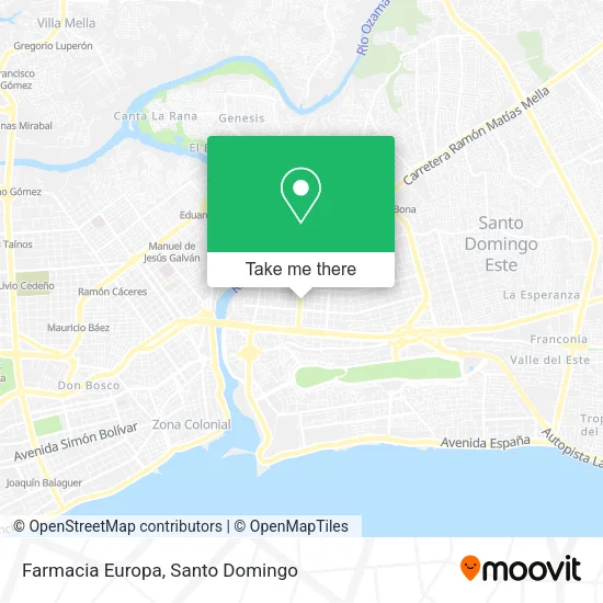 Mapa de Farmacia Europa