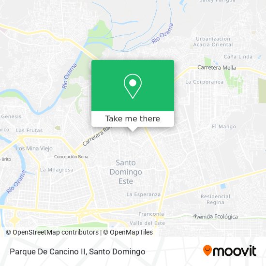 Parque De Cancino II map