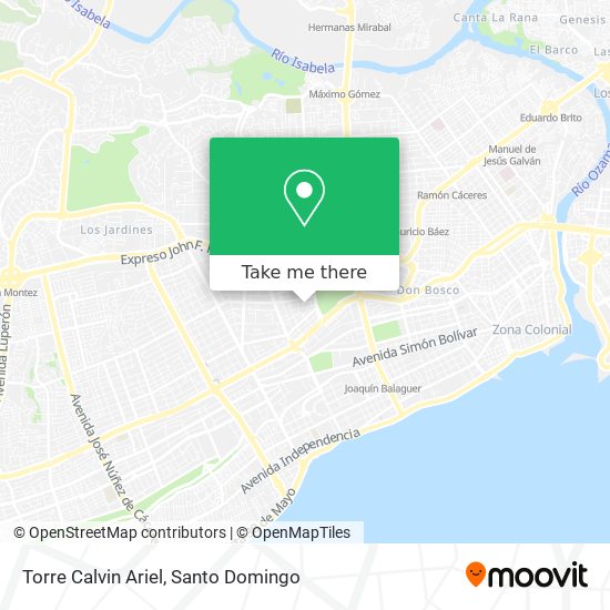 Mapa de Torre Calvin Ariel
