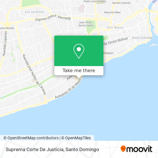 Suprema Corte De Justicia map