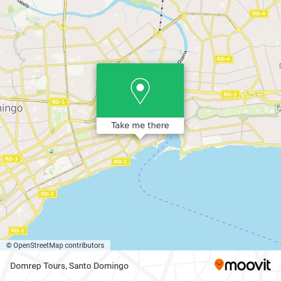 Domrep Tours map