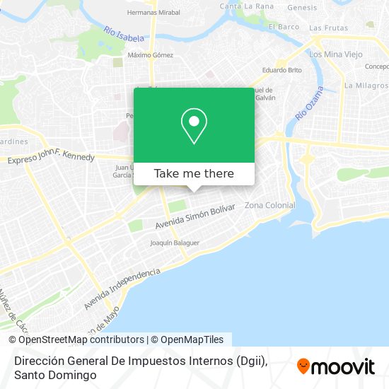 Dirección General De Impuestos Internos (Dgii) map