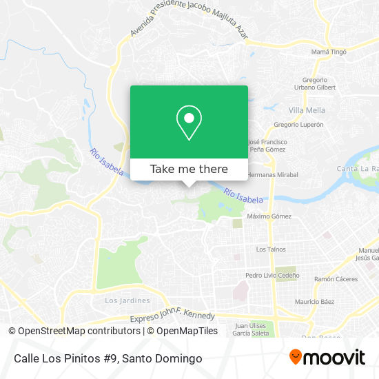 Calle Los Pinitos #9 map