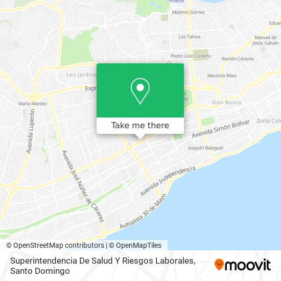 Superintendencia De Salud Y Riesgos Laborales map