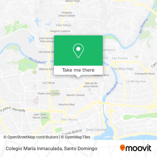 Mapa de Colegio María Inmaculada