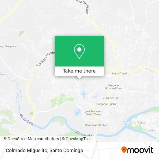 Mapa de Colmado Miguelito