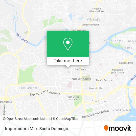 Importadora Max map