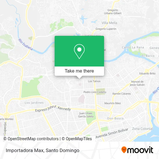 Importadora Max map